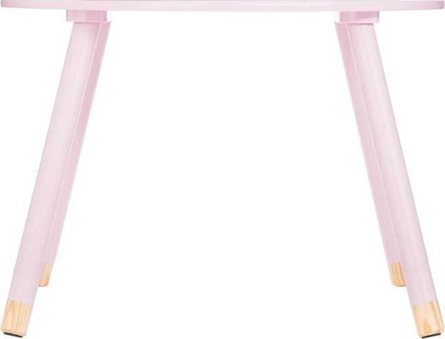 Masa pentru copii, Ø 60 cm x 43 cm, Roz