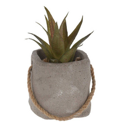 Planta artificiala in ghiveci de ciment, Ø 8 cm