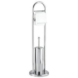 Suport pentru hârtie igienică și perie de toaletă, VASTO - 2in1, WENKO