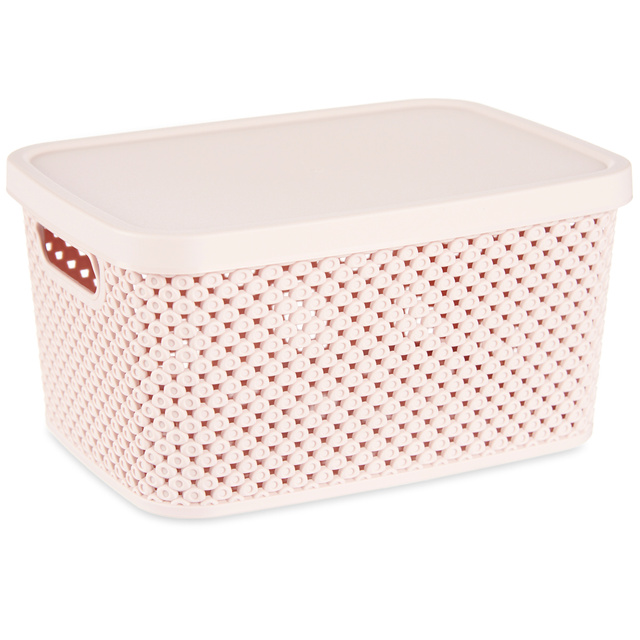 Cos din plastic cu capac, organizator, 3,5 l