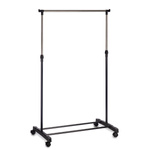 Cuier pe roți pentru hol COMFY PLACE, 80 x 43 x 90 - 160 cm