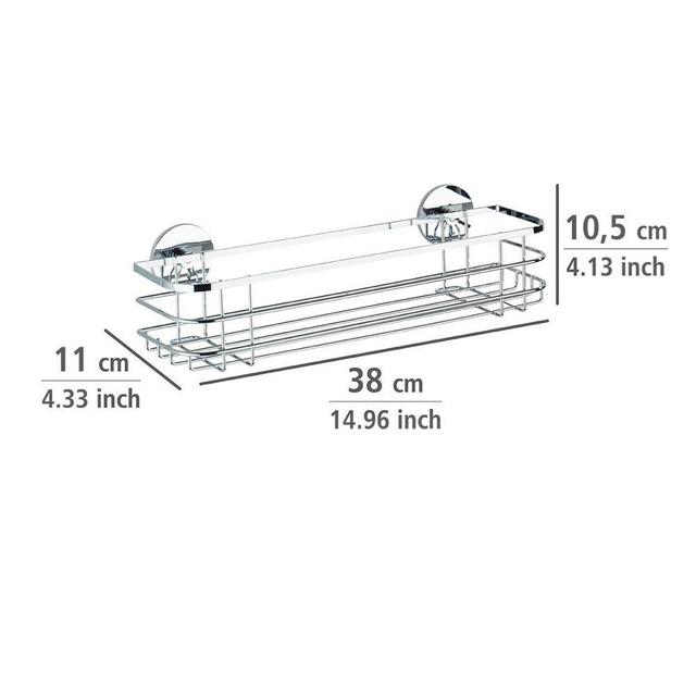 Raft de bucătărie MAXI, Turbo - loc, oțel inoxidabil WENKO