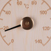Termometru sauna, lemn de pin