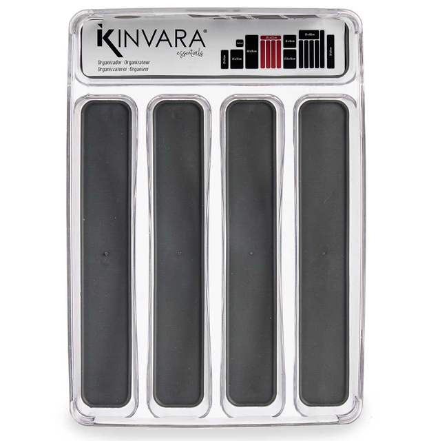 Organizator pentru sertar pentru tacâmuri, baza antiderapanta