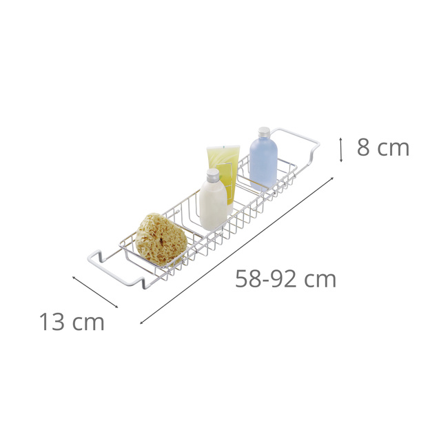 Raft de baie pentru cadă - oțel inoxidabil, WENKO