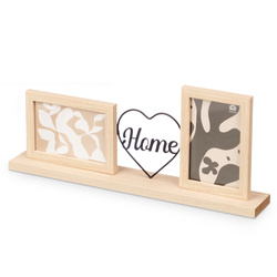 Ramă foto de sine stătătoare cu plantă LOVE, 40 x 23 x 7 cm