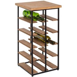 Suport pentru sticle de vin BAKOS, 30 x 30 x 60 cm, pentru 10 sticle