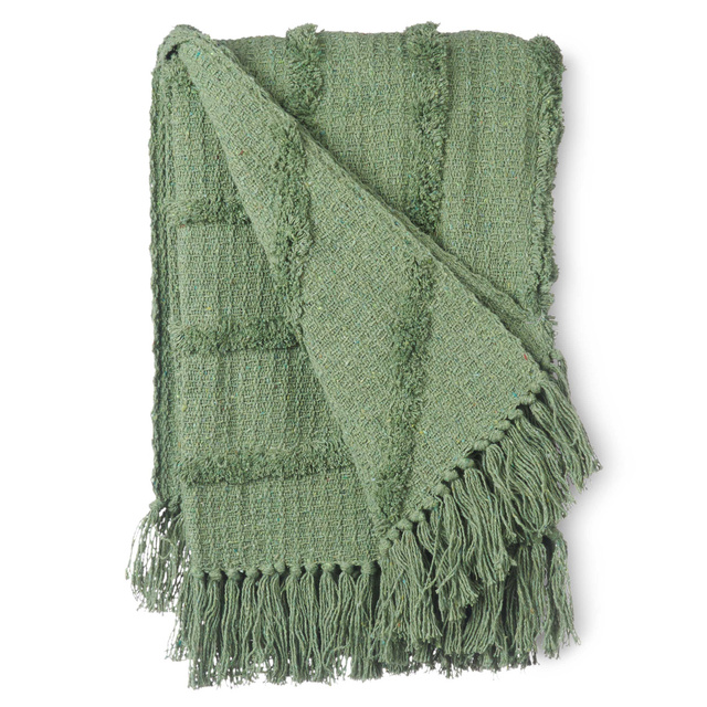 Cuvertura de pat cu franjuri, 135 x 150 cm