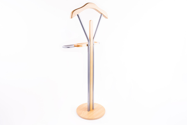 Umeraș pentru costum, haine - 30x44x108 cm, ZELLER, maro deschis