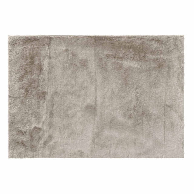 Covor moale din blană sintetică, maro, FELINE