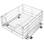 Organizator pentru ustensile de bucătărie, Argintiu, 50x50x23 cm