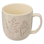 Cana din ceramica ELSA, model flori salbatice, 300 ml