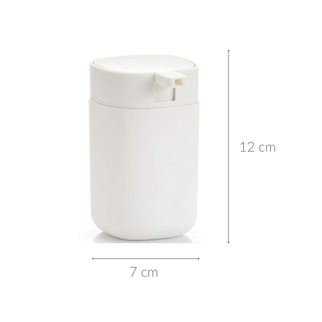 Distribuitor de săpun lichid, alb, ZELLER