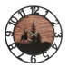 Ceas de perete cu motiv de iarnă, LUDWIG, Ø 45 cm