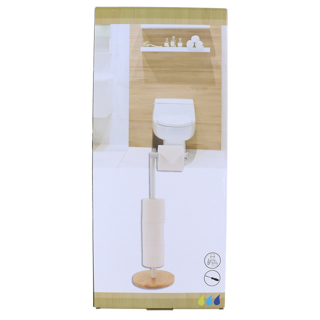 Suport pentru hârtie igienică cu rezervă, Ø18 x 68,5 cm