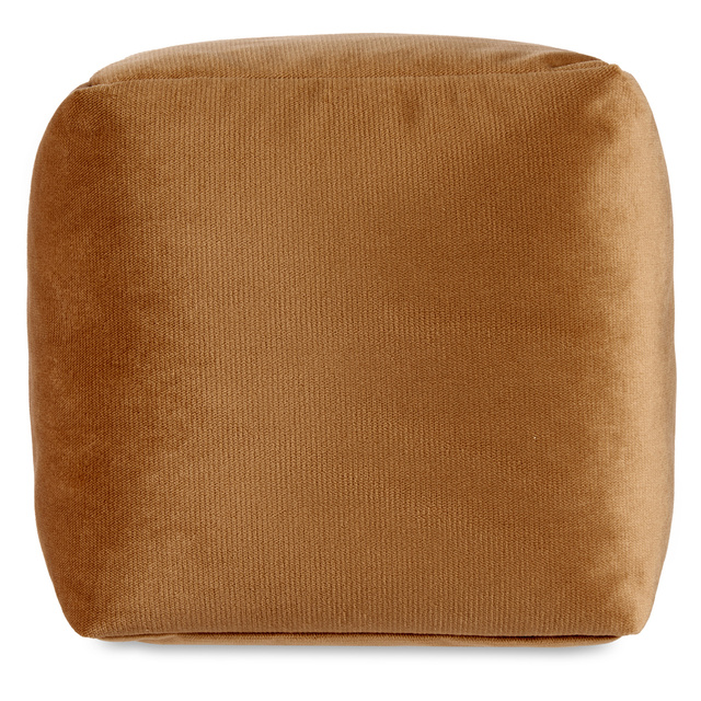 Puf tapitat cu catifea, 30 x 30 cm