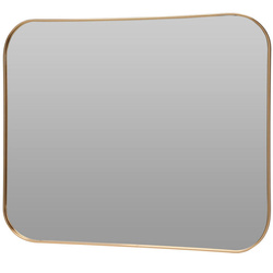Oglinda dreptunghiulara in rama aurie, 45 x 35 cm