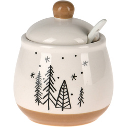 Tăviță cu motiv de brăduți, 11 cm