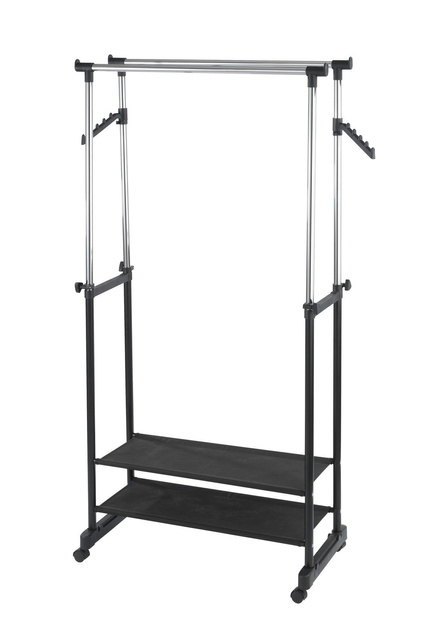 Suport telescopic pentru haine - dulap pe roți, WENKO