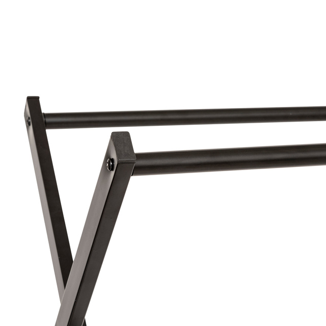 Cuier dublu metalic pentru haine METTY, 98 x 43,5 x 145 cm