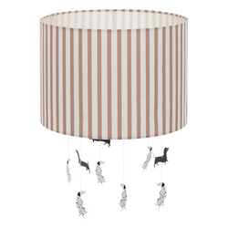 Lampa pentru camera copiilor SCOTT, căței, Ø 29 cm