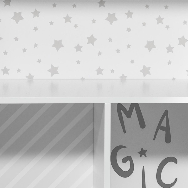 Raft pentru jucării, 7 compartimente