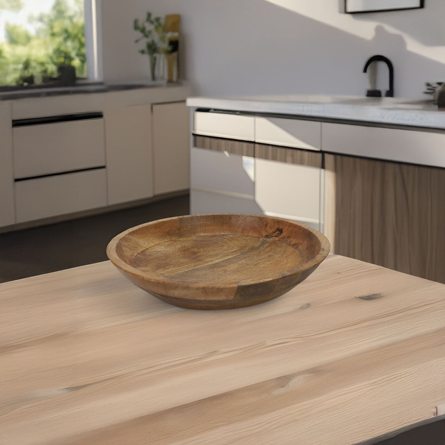 Bol decorativ din lemn de mango, Ø 40 cm