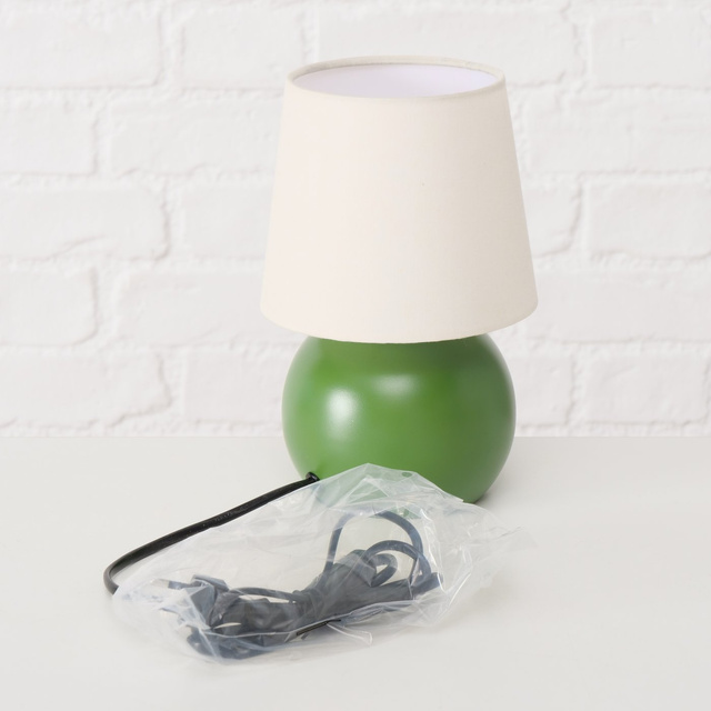 Lampa de noptiera cu baza metalica SABIA, 22 cm