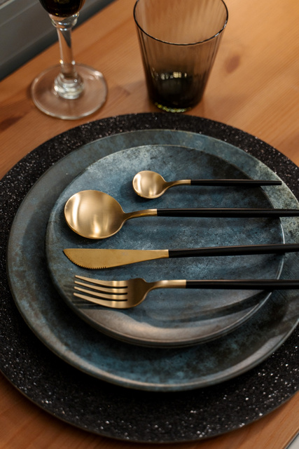 Farfurie decorativa cu sclipici, diametru 33 cm