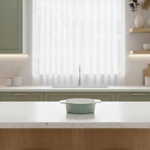 Tava de copt ceramica, Ø 13 cm, negru