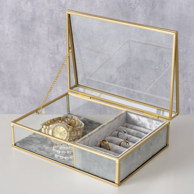 Cutie pentru ceasuri si bijuterii Clipo, transparent