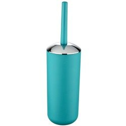 Recipient pentru perie BRASIL + perie WC, WENKO, turcoaz