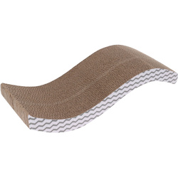 Covor pisici din carton, forma val