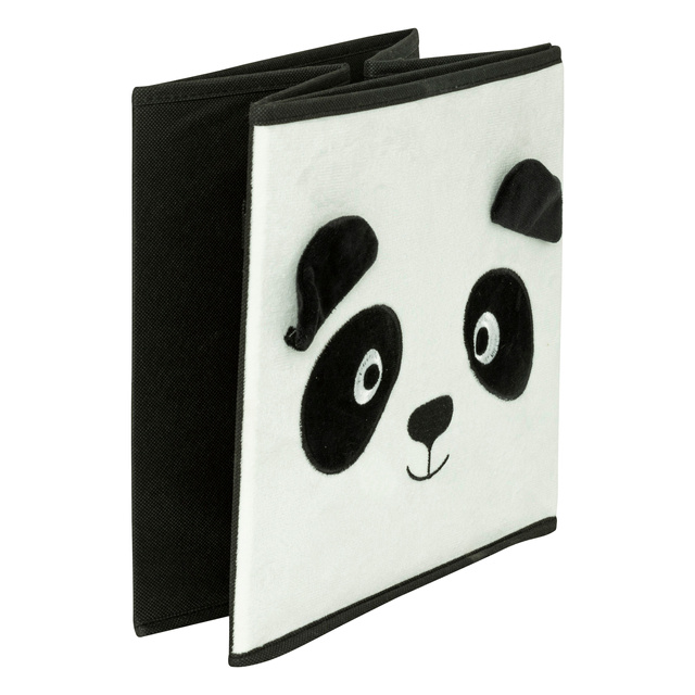 Recipient pentru jucării cu panda STAY, 29 x 29 cm