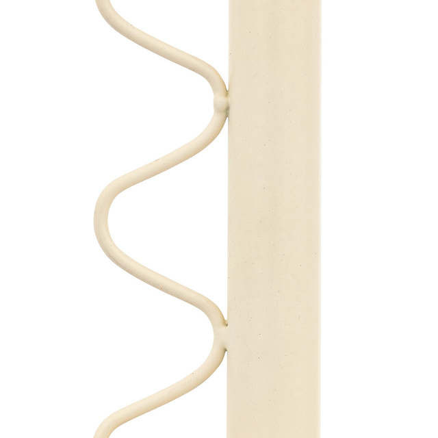 Suport pentru lumânare din metal BLY H20 -alb