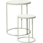 Set de mese de cafea rotunde SELI, 2 bucăți