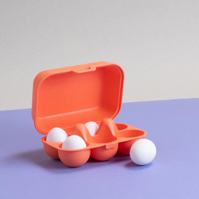 Cutie pentru ouă EGGS TO GO MINI pentru 6 bucăți, KOZIOL