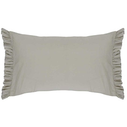 Pernă decorativă din bumbac, pernuță ornamentală, 100% bumbac - culoare piatră, Essenza, piatră