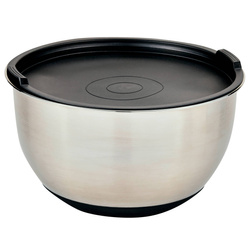 Bol multifunctional cu capac din silicon, 16 x 10 cm