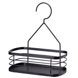 Coș pentru cosmetice sub duș COZY CORE, 22,5 x 12 x 26 cm, negru