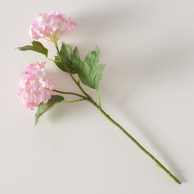 Hortensie artificială pe tulpină, 35 cm