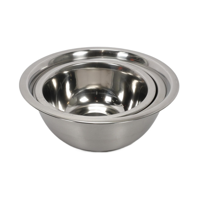 Bol din oțel inoxidabil, set de 3 boluri de bucătărie 700 ml, 950 ml, 1900 ml
