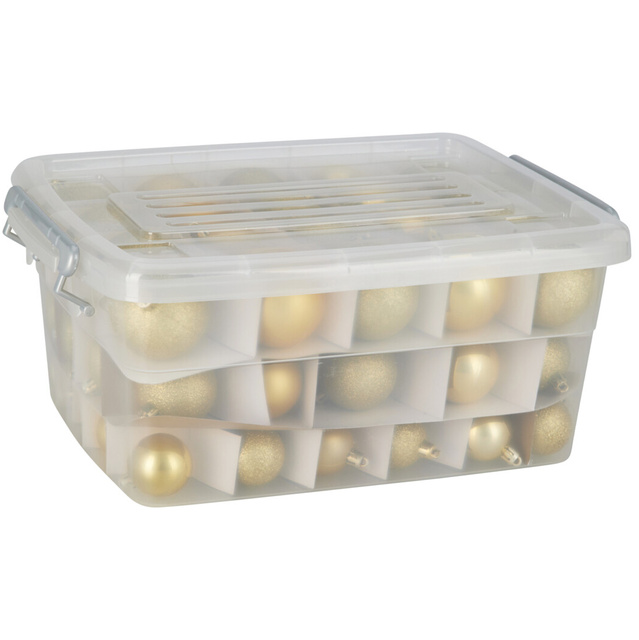 Set de globuri de Crăciun de dimensiuni diferite, 70 de bucăți.