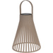 Lampa solara, taupe, 23,5 cm