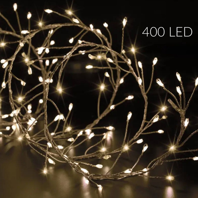 Instalatie exterior, 400 LED-uri