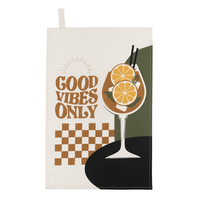 Set de 3 prosoape de bucătărie printate Coral 45 x 70 cm