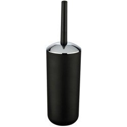 Recipient pentru perie BRASIL BLACK + perie WC, WENKO, negru