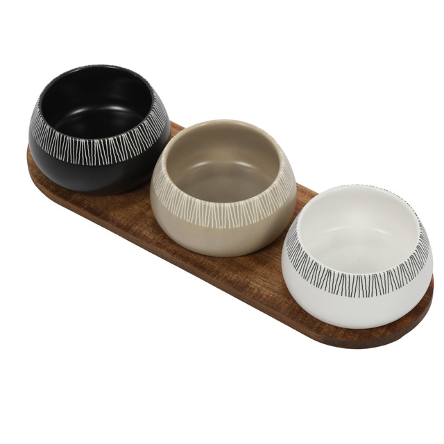 Boluri pentru gustări RORI, 3 bucăți + tavă