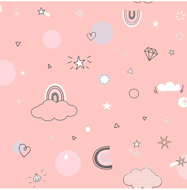 Lenjerie de pat fetita 140x200 cm, UNICORN, fata-verso