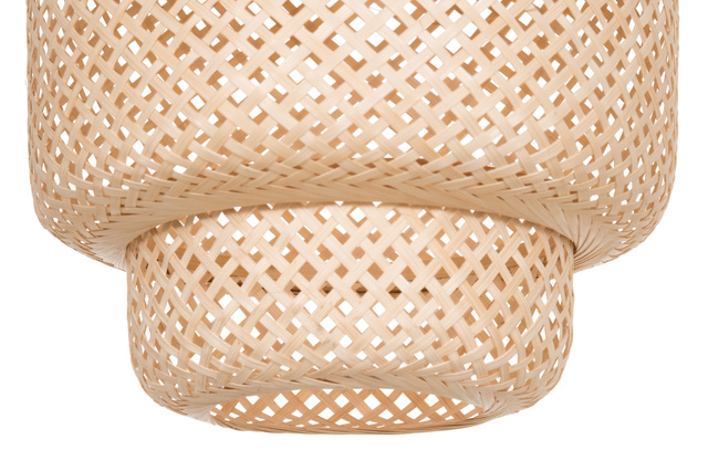 Plafoniera din țesătură de bambus, Ø 30 cm
